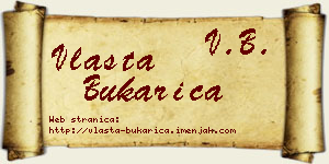 Vlasta Bukarica vizit kartica